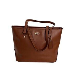 Coach Brown Leather Tote Bag